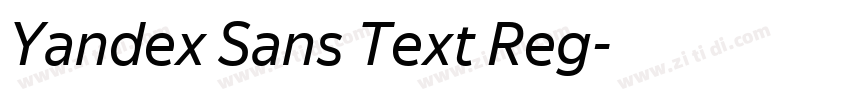 Yandex Sans Text Reg字体转换 Yandex Sans Text Reg字体转换